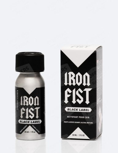 Iron Fist Black 30 ml Poppers bőrtisztító folyadék