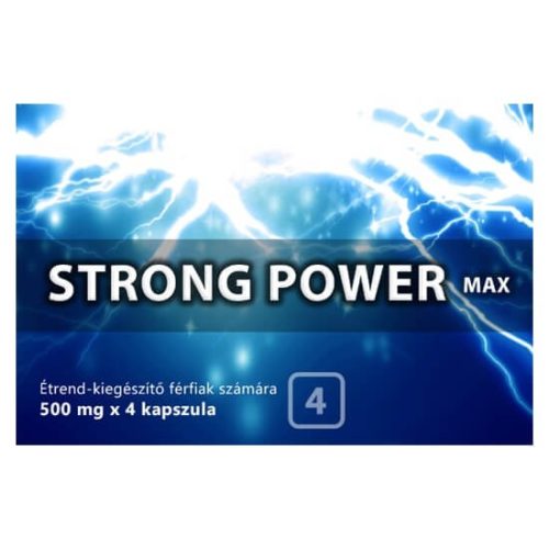 Strong Power Plus- étrendkiegészítő kapszula férfiaknak (4db)