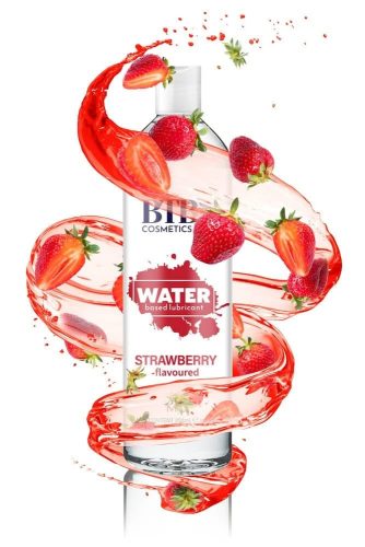 BTB WATER BASED FLAVORED STRAWBERRY LUBRICANT 250ML Ízesített síkosító