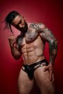 BL4CK by C4M-Dungeon Black Jockstrap XL Férfi Jockstrap