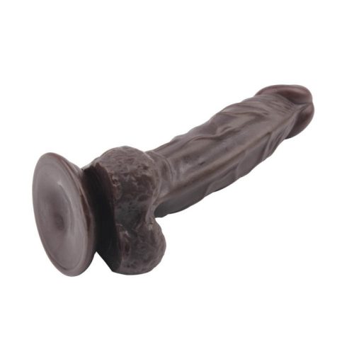 Fashion Dude- 8.5 Inch Cock Brown    Tapadókorongos dildo