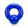 Oxballs Gauge Cockring - Police Blue péniszgyűrű