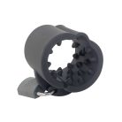 Brutus Cruncher - Silicone Lockable Spiked Ball Stretcher heregyűrű