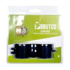 Brutus Cruncher - Silicone Lockable Spiked Ball Stretcher heregyűrű