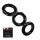 Oxballs Willy Cock Ring 3-Pack - Black péniszgyűrű
