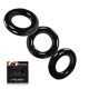 Oxballs Willy Cock Ring 3-Pack - Black péniszgyűrű
