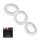 Oxballs Willy Cock Ring 3-Pack - Clear péniszgyűrű