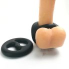 BRUTUS Yin-Yang - Silicone Cock And Ball Duo péniszgyűrű