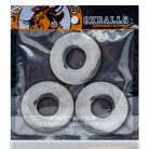 Oxballs Fat Willy Cockring 3-Pack - Clear péniszgyűrű