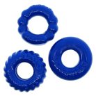 Oxballs - Bonemaker 3-Pack Cockring Kit - Pool Blue  péniszgyűrű