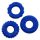 Oxballs - Bonemaker 3-Pack Cockring Kit - Pool Blue  péniszgyűrű