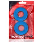 Hünkyjunk Stiffy Cockring 2-Pack - Teal Ice péniszgyűrű