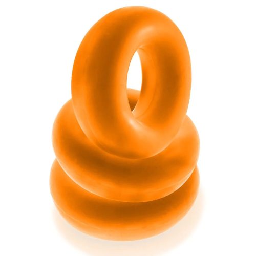 Oxballs Fat Willy Cockring 3-Pack - Orange péniszgyűrű