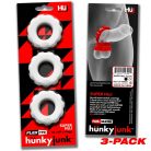 Hünkyjunk SUPER HUJ 3-pack White Ice péniszgyűrű