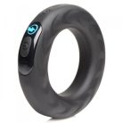 Zeus Vibrating + E-Stim Cock Ring 45 mm távirányítós, vibrációs péniszgyűrű