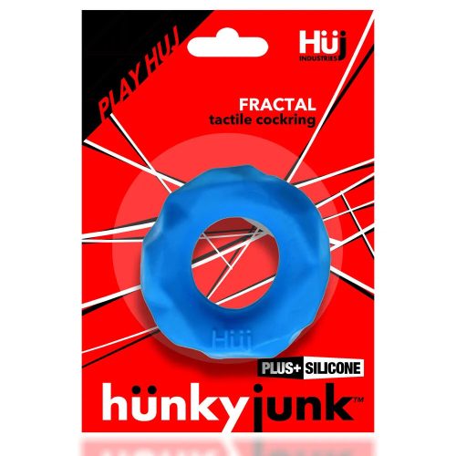 Hünkyjunk FRACTAL Cockring Teal Ice péniszgyűrű