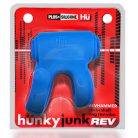 Hünkyjunk REVHAMMER Vibrating Shaft Ring Teal Ice Vibrációs péniszgyűrű