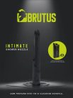 BRUTUS Black Plastic Shower Nozzle intim zuhany