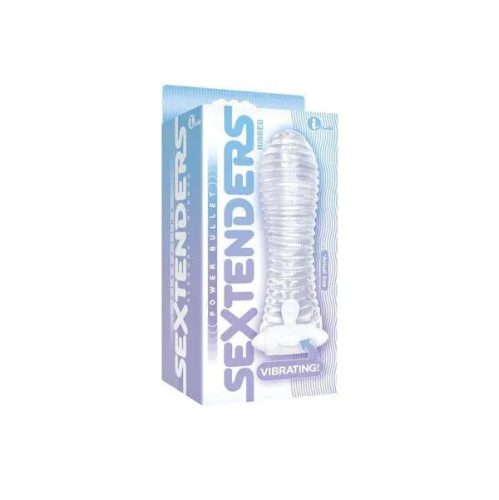 Icon Sextenders Vibrating Sleeve Ribbed péniszhosszabbító