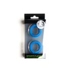 Sport Fucker - Liquid Silicone Ready Rings 2-Pack Blue péniszgyűrű