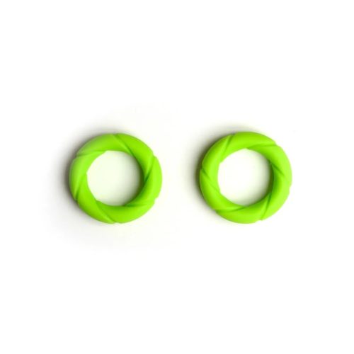 Sport Fucker - Liquid Silicone Ready Rings 2-Pack Green péniszgyűrű