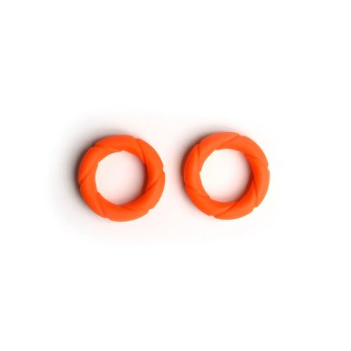 Sport Fucker - Liquid Silicone Ready Rings 2-Pack Orange péniszgyűrű