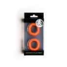 Sport Fucker - Liquid Silicone Ready Rings 2-Pack Orange péniszgyűrű