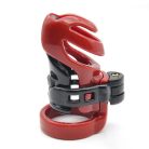 BRUTUS Cyborg Chastity Cage - Red farokketrec