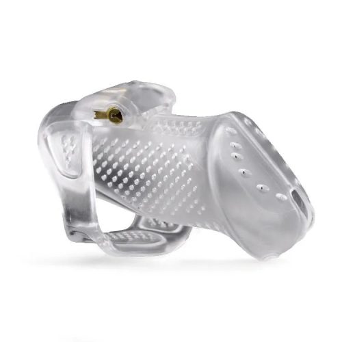 BRUTUS Airmesh Chastity Cage - Clear Farokketrec