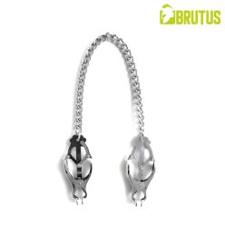 Brutus Japanese Clover Nipple Clamps Silver mellcsipesz