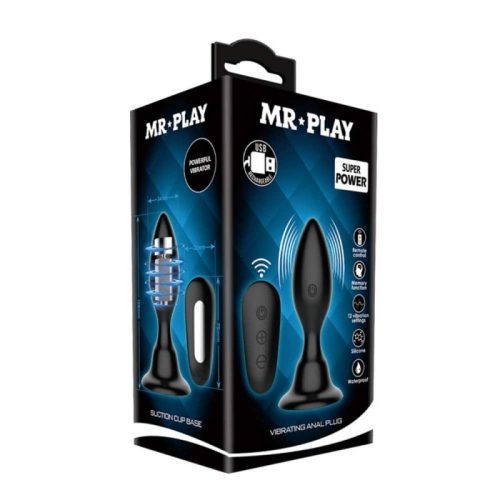 Mr. Play Vibrating Anal Plug with Remote Control  távirányítós anál plug