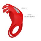Pretty Love Vibrant Penis Ring Ruben Red Vibrációs péniszgyűrű