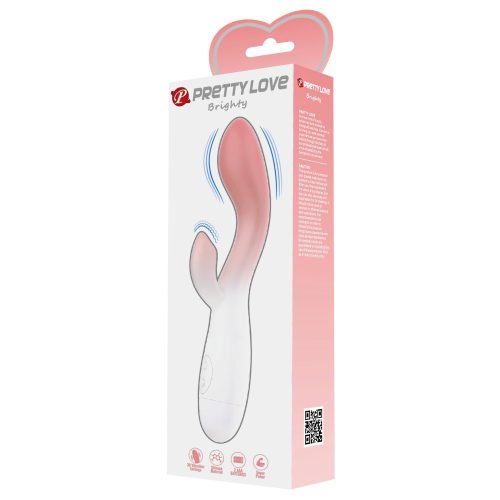 Pretty Love Brigthy Pink/White Klitoriszkaros vibrátor