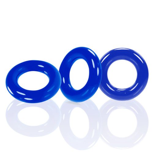 Oxballs - Willy Rings Blue 3-pack péniszgyűrű