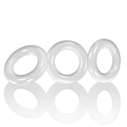 Oxballs - Willy Rings White 3-pack péniszgyűrű
