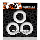 Oxballs - Willy Rings White 3-pack péniszgyűrű