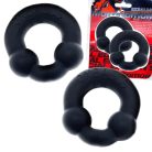 Oxballs Ultraballs Cockring 2-pack Night Edition péniszgyűrű