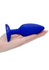 Heating Anal Butt Plug  Glow  Blue Vibrációs anál plug