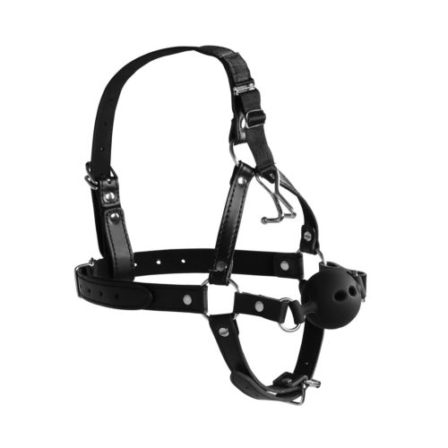 Ouch!Ball gag with nose hook Gag Noise Szájpecek