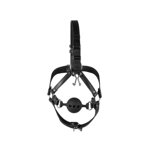 Ouch!Ball gag with nose hook Gag Noise Szájpecek