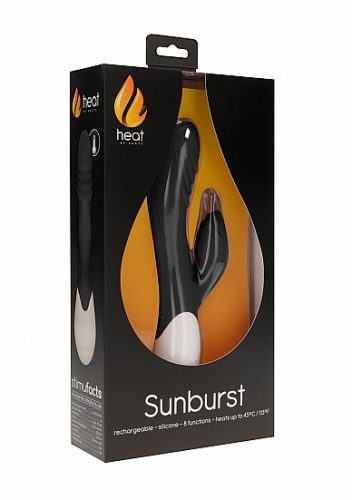 Sunburst Rechargeable Heating G-Spot Rabbit Klitoriszkaros vibrátor