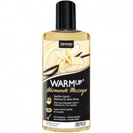 Joydivision WARMup vanilla, 150ml    melegítő masszázsolaj