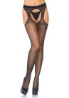  Leg Avenue - Spandex sheer suspender hose O/S harisnyatartó