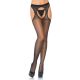  Leg Avenue - Spandex sheer suspender hose O/S harisnyatartó