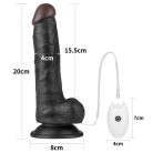 Lovetoy Vibrating Easy Strapon Set 7.5" Black Felcsatolható vibrátor