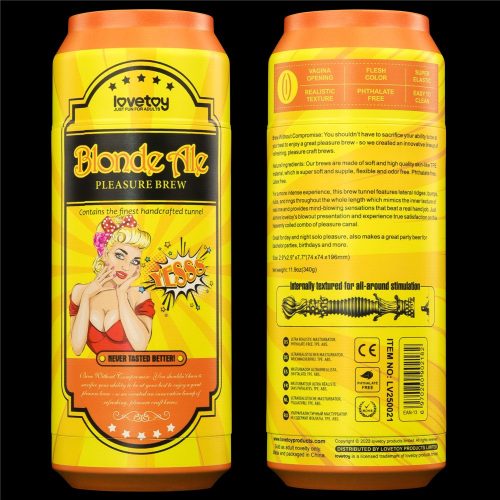 Lovetoy Pleasure Brew Masturbator-Blond Ale maszturbátor