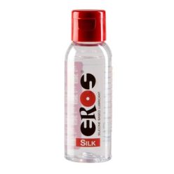   EROS  SILK Silicone Based Lubricant – Flasche 50 ml Szilikonbázisú síkosító