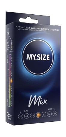 MY SIZE MIX Condoms 57 mm (10 pieces) Óvszer