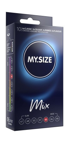 MY SIZE MIX Condoms 60 mm (10 pieces) Óvszer
