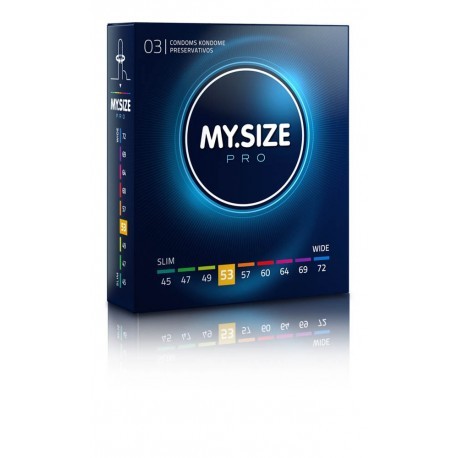 MY SIZE PRO Condoms 53 mm (3 pieces) óvszer